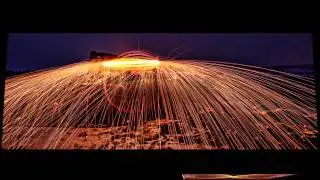 Playing with wire wool