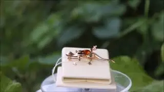 Брошь Ящерица