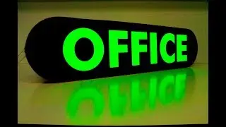 Channel Box  RGB Office Signs