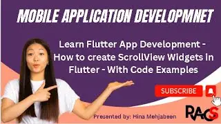 Learn Flutter App Development – How to use/create ScrollView Widget in Flutter – With Code Examples