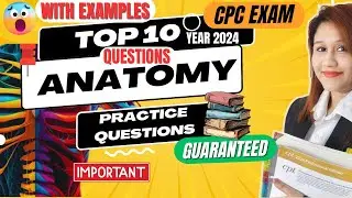 Anatomy Important CPC Exam Questions 2024 | Medical Coding