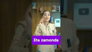 🤩 Rus tilida 3 ta zamonda gap tuzishni o'rganamiz
