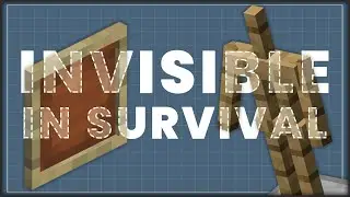 Invisible Item Frames Suggestion for Survival Minecraft