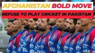 Afghanistan's Bold Move || Champions Trophy Drama: Afghanistan Says NO to Pakistan!