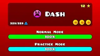 DASH 100% and all 3 stars