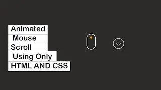 Scroll Animation using css and html