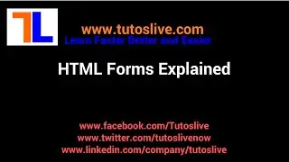 HTML Forms in Detail By Tutoslive