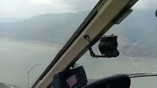Tehri Lake View from Helicopter. Flying Over TEHRI Dam - India's Tallest Dam. Indocopter VT-VAD