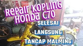 Repair kopling Honda C70 // selesai langsung gasspoll