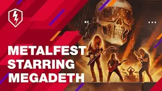 WoT Blitz. Get true metal camouflages and a unique Megadeth skin