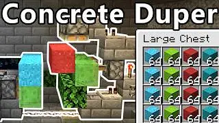 Concrate Duper | 36,000 Items/h | Minecraft 1.21+