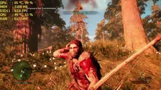 Far Cry Primal GTX 1060 1080p Ultra SETTINGS GAMEPLAY + BENCHMARK FRAME-RATE TEST