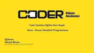 C# ile Nesne Yönelimli Programlama (OOP) Ders Kaydı