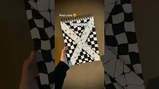 illusion doodle tutorial 😻 Day 60 #shorts #doodlewithnadia #art #doodle