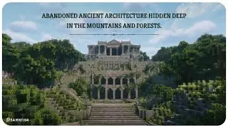 🏛 🌳 Abandoned ancient architecture hidden deep in the mountains and forests.
