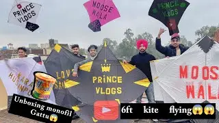 Flying 6 Feet Kites😳|| Biggest kite flying|| Unboxing Monofil Gattu 2022 😍
