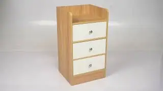 How to Assemble Kawachi Modern 3 Drawer Sofa Side Table | Corner Bedside Table Nightstand | KW23