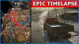 SnowRunner Across Map - Drowned Lands, Taymyr (Russia)