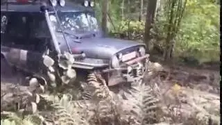 Уаз и грязь. 4х4 покатушки по местам, где немецкие танки тонули.