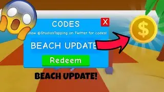 ALL BEACH UPDATE CODES IN PET HATCHING SIMULATOR 5!