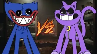 Huggy Wuggy vs Catnap @GameToonsOfficial 