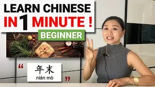 Learn Chinese IN 1 MINUTE with AOE ChinEase! Beginner Level!