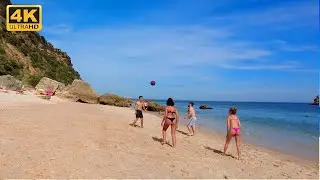 Beach Walk Tour Anicha 4K - Serra De Arrabida, Portugal 2021