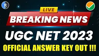 UGC NET Official answer key 2023 | UGC NET June 2023 Answer Key | UGC NET JRF Answer key 2023