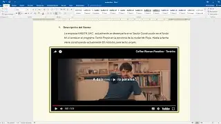 Como insertar un video en Word desde PC o Youtube 2020