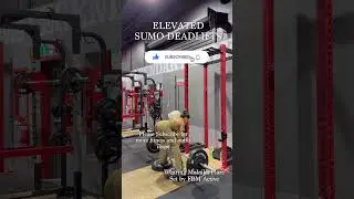 Elevated Sumo Deadlifts #fbmactive #gymworkout