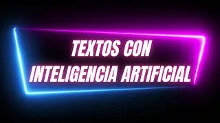 Generación de textos inteligencia artificial (IA) | OpenAI Beta