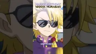 September 8 Happy Birthday Wakiya Murasaki | Beyblade Birthday Calendar #beyblade #shorts #birthday