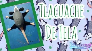 Cómo arme un Tlacuache de tela #diy #peluches #muñecosdetela #tlacuache