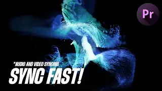 How To Sync Audio & Video FAST in Adobe Premiere (For beginners)
