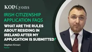 What are the rules about residing in Ireland?