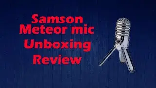 Samson meteor mic Unboxing & Review Test [Dutch]