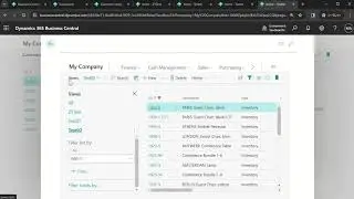 Business Central short video: Set the default view/layout for a list page (Customization)