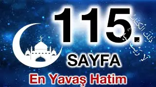 Kuran 115. sayfa / Maide Suresi 11. sayfa / yavaş okuyuş 6. cüz 115. sayfa / ok takipli 115. sayfa