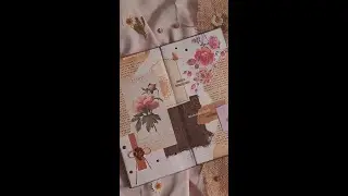 Journal with Me (Vintage Aesthetic Journaling) #shorts 🦋
