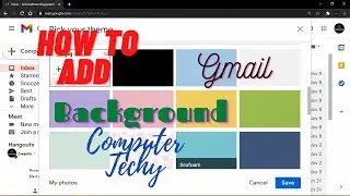 How to change your Gmail Background