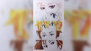 speed drawing of seven deadly sins (nanatsu no taizai)