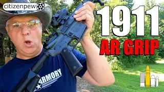 A 1911 Pistol Grip On An AR Rifle?
