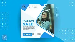 Learn social media banner post design using by Pixellab ।