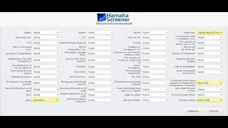 Сканер акций в игре на NYSE Hamaha Screener
