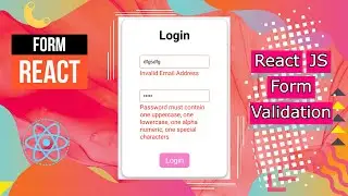 React JS input form validation with source code | Learn Tech Trends