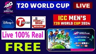 How To Watch ICC T20 World Cup 2024 Free Live In Mobile | T20 World Cup 2024 Live Match Kaise Dekhe