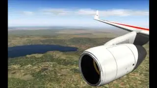 X-Plane-10 From Moscow Vnukovo to Antalya with Tu-204