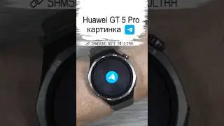 Receiving a photo in a Telegram message on Huawei Watch GT 5 Pro 