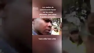 fuera Uribe así decía la gente y los noticieros decían lo contrario jajaja 😂