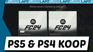 PS4 Version auf der PS5✅ | EA FC zusammen Koop spielen!🤝